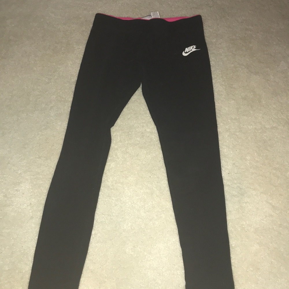 Nike black cotton leggings
